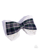 Ready to BOW? - Blue Hair Clip - Paparazzi Accessories Hair Clip Bedazzle Me Pretty Mobile Fashion Boutique