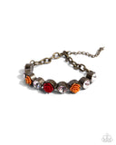 Reawakening Revelry - Brass Complete Look  - Paparazzi Accessories Bedazzle Me Pretty Mobile Fashion Boutique