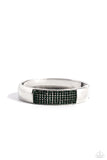 Record-Breaking Bling - Green Bracelet - Paparazzi Accessories Bracelet Bedazzle Me Pretty Mobile Fashion Boutique