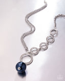 Refined Rapid - Blue Necklace - Paparazzi Accessories Necklace Bedazzle Me Pretty Mobile Fashion Boutique