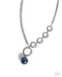 Refined Rapid - Blue Necklace - Paparazzi Accessories Necklace Bedazzle Me Pretty Mobile Fashion Boutique