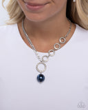 Refined Rapid - Blue Necklace - Paparazzi Accessories Necklace Bedazzle Me Pretty Mobile Fashion Boutique
