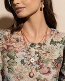 Refined Reaction - Copper Necklace - Paparazzi Accessories Necklace Bedazzle Me Pretty Mobile Fashion Boutique