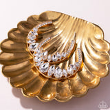 Refined Rewind - Gold Earrings - Paparazzi Accessories Earrings Bedazzle Me Pretty Mobile Fashion Boutique