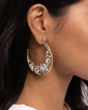 Refined Rewind - Gold Earrings - Paparazzi Accessories Earrings Bedazzle Me Pretty Mobile Fashion Boutique