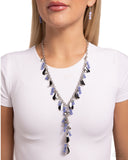 Refined Rush - Blue Necklace - Paparazzi Accessories Necklace Bedazzle Me Pretty Mobile Fashion Boutique