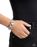 Reflective Relic - Silver Bracelet - Paparazzi Accessories Bracelet Bedazzle Me Pretty Mobile Fashion Boutique