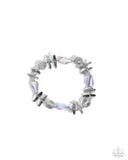 Reflective Ritardando - Silver Bracelet - Paparazzi Accessories Bracelet Bedazzle Me Pretty Mobile Fashion Boutique