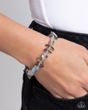 Reflective Ritardando - Silver Bracelet - Paparazzi Accessories Bracelet Bedazzle Me Pretty Mobile Fashion Boutique