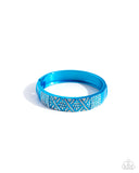 Refulgent Rebel - Blue Bracelet - Paparazzi Accessories Bracelet Bedazzle Me Pretty Mobile Fashion Boutique