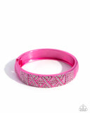 Refulgent Rebel - Pink Bracelet - Paparazzi Accessories Bracelet Bedazzle Me Pretty Mobile Fashion Boutique