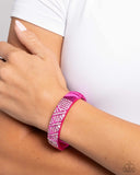 Refulgent Rebel - Pink Bracelet - Paparazzi Accessories Bracelet Bedazzle Me Pretty Mobile Fashion Boutique