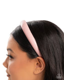 Regal Richness - Pink Headband - Paparazzi Accessories Bedazzle Me Pretty Mobile Fashion Boutique