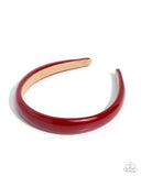 Regal Richness - Red Headband - Paparazzi Accessories Bedazzle Me Pretty Mobile Fashion Boutique