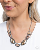 Regally Roped - Brown Necklace - Paparazzi Accessories Necklace Bedazzle Me Pretty Mobile Fashion Boutique