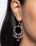 Regency Radiance - Purple Earrings - Paparazzi Accessories Earrings Bedazzle Me Pretty Mobile Fashion Boutique
