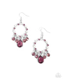 Regency Radiance - Purple Earrings - Paparazzi Accessories Earrings Bedazzle Me Pretty Mobile Fashion Boutique