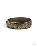 Regency Refresh - Brass Bracelet - Paparazzi Accessories Bracelet Bedazzle Me Pretty Mobile Fashion Boutique