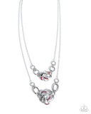Remarkable Rose - Red Necklace - Paparazzi Accessories Necklace Bedazzle Me Pretty Mobile Fashion Boutique