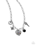 Reminiscent Reveal - Black Necklace - Paparazzi Accessories Necklace Bedazzle Me Pretty Mobile Fashion Boutique