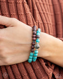 Restful Review - Blue Bracelet - Paparazzi Accessories Bracelet Bedazzle Me Pretty Mobile Fashion Boutique