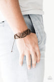 Rise To The Bait - Brown Bracelet - Paparazzi Accessories Bracelet Bedazzle Me Pretty Mobile Fashion Boutique