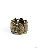 River Realm - Brass Bracelet - Paparazzi Accessories Bracelet Bedazzle Me Pretty Mobile Fashion Boutique