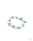 Robust Refinement - Green Bracelet - Paparazzi Accessories Bracelet Bedazzle Me Pretty Mobile Fashion Boutique