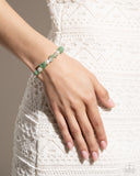 Robust Refinement - Green Bracelet - Paparazzi Accessories Bracelet Bedazzle Me Pretty Mobile Fashion Boutique