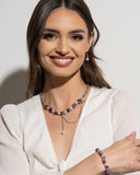 Robust Refinement - Purple Bracelet - Paparazzi Accessories Bracelet Bedazzle Me Pretty Mobile Fashion Boutique