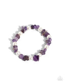 Robust Refinement - Purple Bracelet - Paparazzi Accessories Bracelet Bedazzle Me Pretty Mobile Fashion Boutique