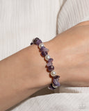 Robust Refinement - Purple Bracelet - Paparazzi Accessories Bracelet Bedazzle Me Pretty Mobile Fashion Boutique