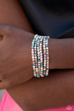 Rock Candy Range - Multi LOTP Bracelet - Paparazzi Accessories Bracelet Bedazzle Me Pretty Mobile Fashion Boutique
