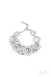 Role Model - White - 2020 Zi Collection Bracelet - Paparazzi Accessories Bedazzle Me Pretty Mobile Fashion Boutique
