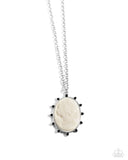 Romantic Artistry - Black Necklace - Paparazzi Accessories Necklace Bedazzle Me Pretty Mobile Fashion Boutique