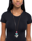 Romantic Refuel - Pink Necklace - Paparazzi Accessories Necklace Bedazzle Me Pretty Mobile Fashion Boutique