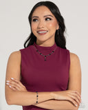 ROSE Without Saying... - Black Necklace - Paparazzi Accessories Necklace Bedazzle Me Pretty Mobile Fashion Boutique