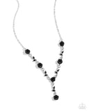ROSE Without Saying... - Black Necklace - Paparazzi Accessories Necklace Bedazzle Me Pretty Mobile Fashion Boutique
