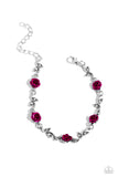 Roses Supposes - Pink Bracelet - Paparazzi Accessories Bracelet Bedazzle Me Pretty Mobile Fashion Boutique