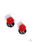 Rosy Reception - Red Complete Look  - Paparazzi Accessories Bedazzle Me Pretty Mobile Fashion Boutique