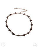 Rosy Reputation - Copper Complete Look  - Paparazzi Accessories Bedazzle Me Pretty Mobile Fashion Boutique