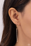 Rows of Romance - Gold Necklace - Paparazzi Accessories Necklace Bedazzle Me Pretty Mobile Fashion Boutique