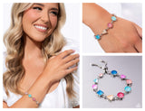 Royal Arrangement - Multi Bracelet - Paparazzi Accessories Bracelet Bedazzle Me Pretty Mobile Fashion Boutique