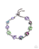 Royal Arrangement - Purple Bracelet - Paparazzi Accessories Bracelet Bedazzle Me Pretty Mobile Fashion Boutique