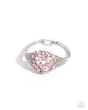Royal Red Carpet - Pink Bracelet - Paparazzi Accessories Bracelet Bedazzle Me Pretty Mobile Fashion Boutique