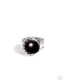 Rural Route - Black Ring - Paparazzi Accessories Ring Bedazzle Me Pretty Mobile Fashion Boutique