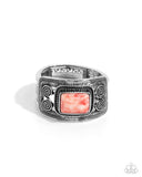Rustic Reaction - Red Bracelet - Paparazzi Accessories Bracelet Bedazzle Me Pretty Mobile Fashion Boutique