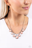 Rustic Recognition - Orange Necklace - Paparazzi Accessories Necklace Bedazzle Me Pretty Mobile Fashion Boutique