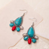 Rustic Revival - Multi Earrings - Paparazzi Accessories Earrings Bedazzle Me Pretty Mobile Fashion Boutique