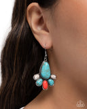 Rustic Revival - Multi Earrings - Paparazzi Accessories Earrings Bedazzle Me Pretty Mobile Fashion Boutique